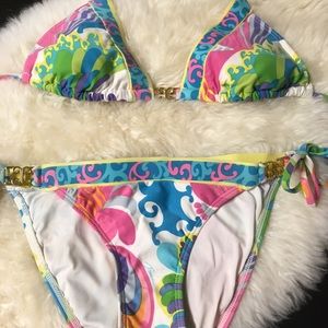 Trina Turk triangle string bikini 2pc